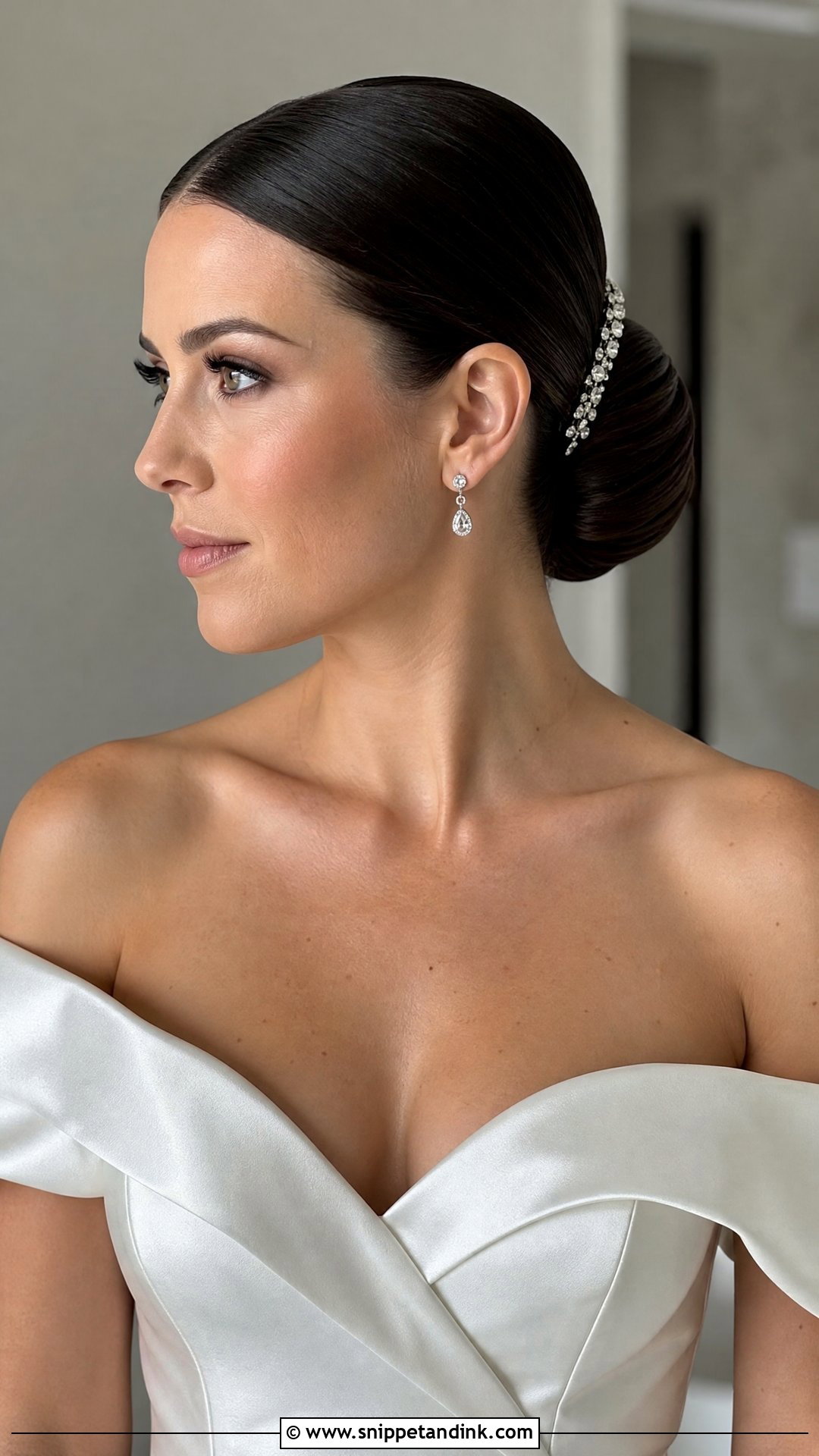 Blair Waldorf Sleek Bun - Snippet and Ink - 15 Blair Waldorf Wedding Hair Ideas