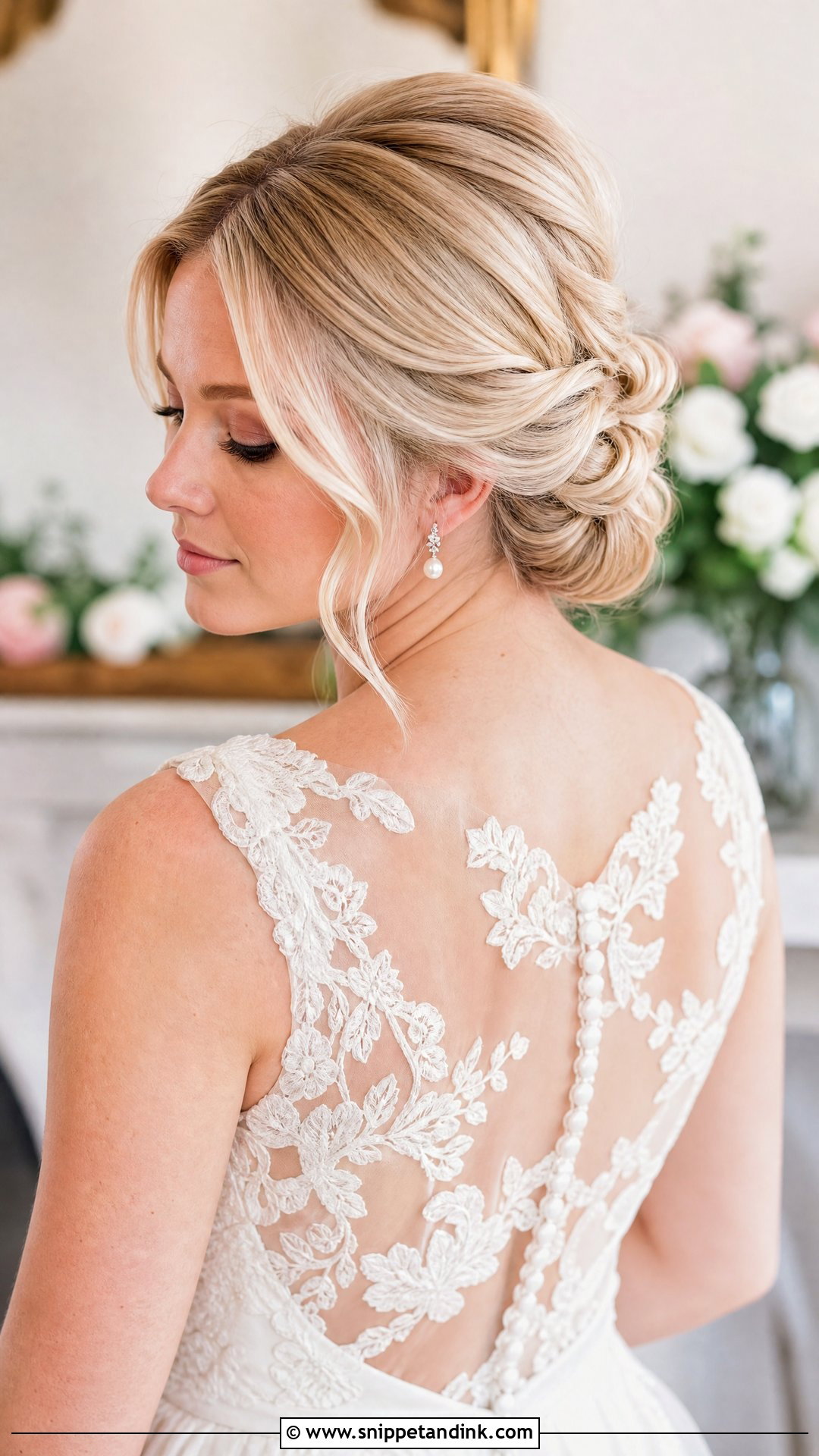 Blond Chignon Wedding Hair - Snippet and Ink - 15 Blond Wedding Hair Ideas