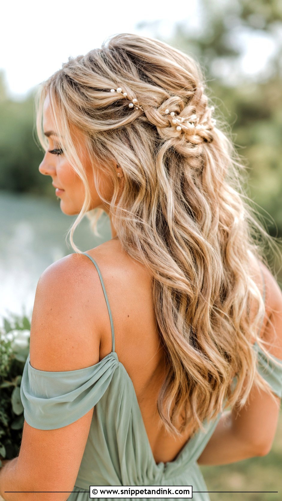 Blonde Boho Braid Bridesmaid Hair - Snippet and Ink - 20 Bridesmaid Hairstyles Blonde