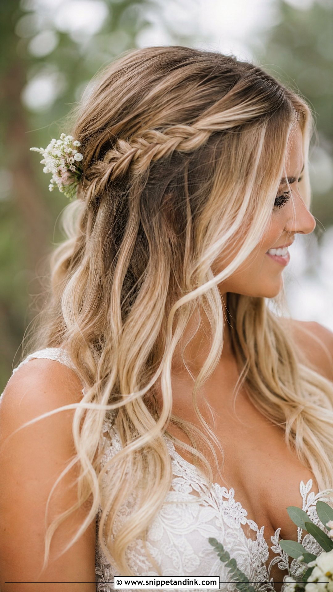 Blonde Boho Wedding Hair - Snippet and Ink - 15 Blonde Hair for Wedding Ideas
