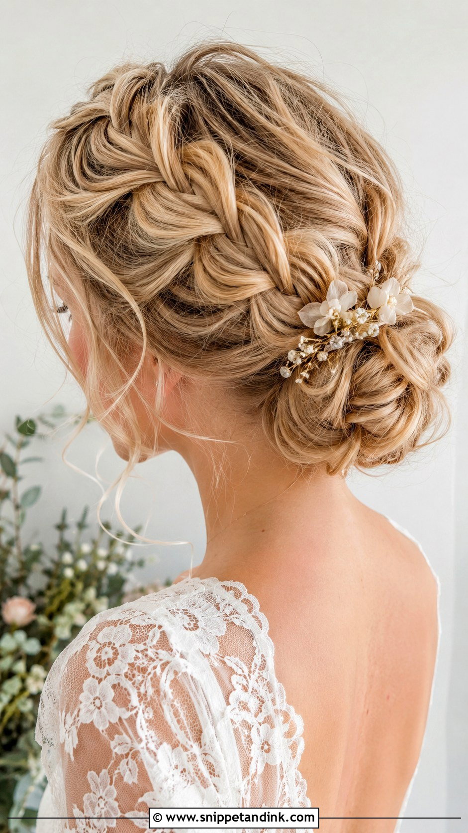 Blonde Braided Updo Wedding Hairstyle - Snippet and Ink - 15 Wedding Hairstyles for Blonde Hair