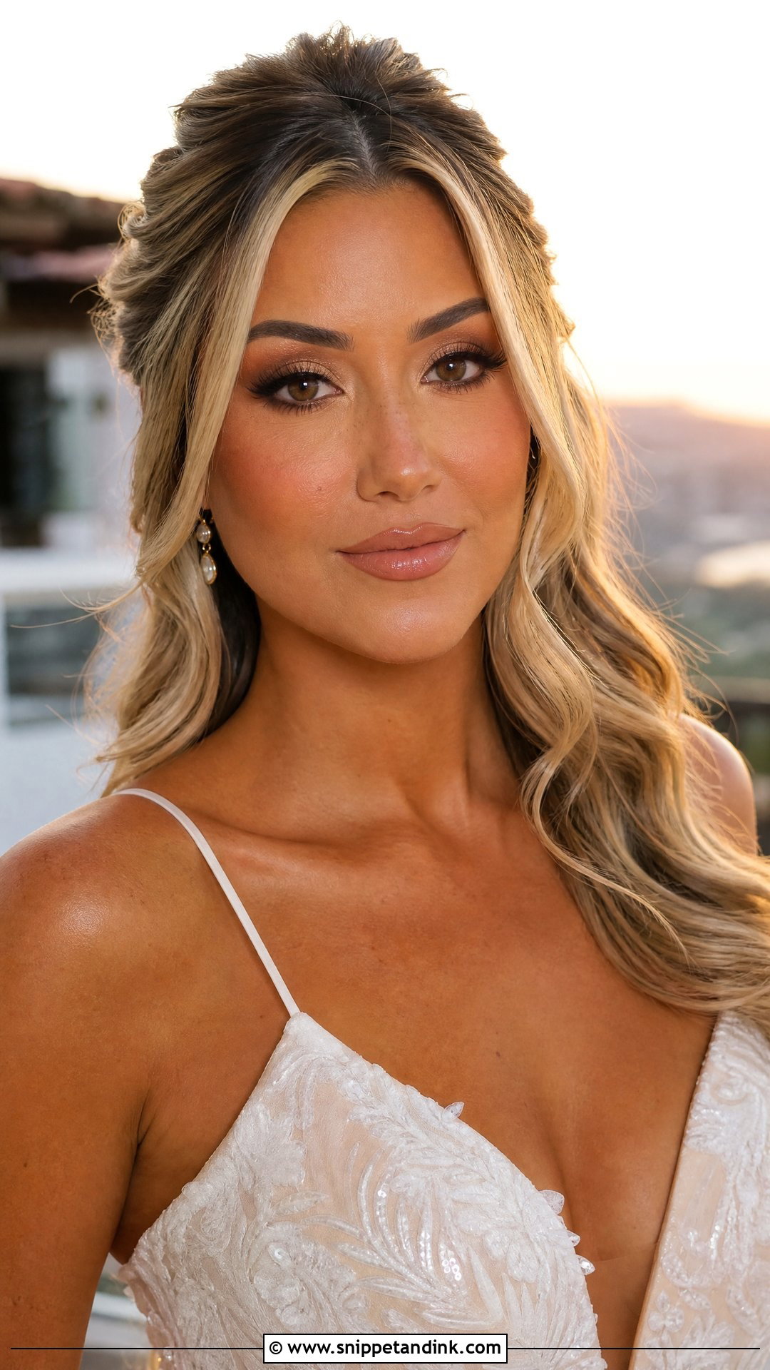 Blonde Bridal Bronze Makeup - Snippet and Ink - 20 Blonde Bridal Makeup Ideas