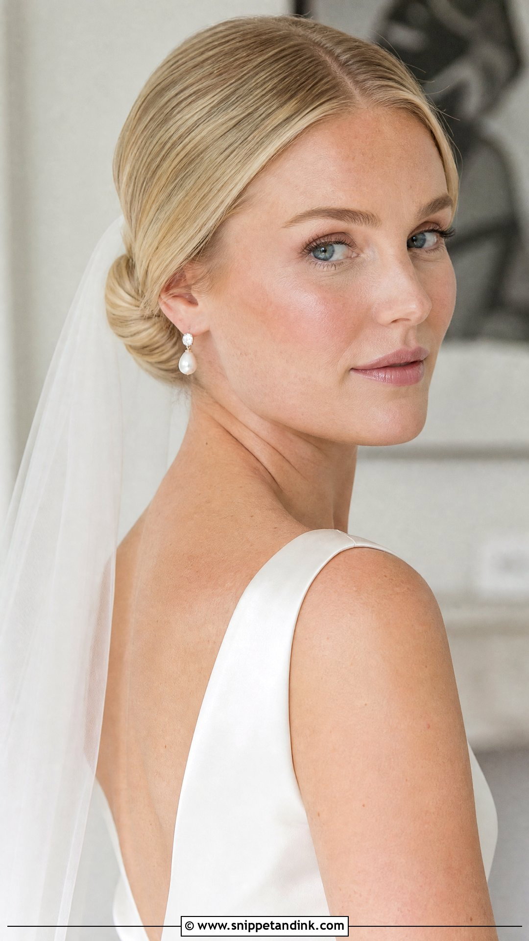 Blonde Chignon Wedding Hairstyle - Snippet and Ink - 15 Blond Wedding Hairstyles