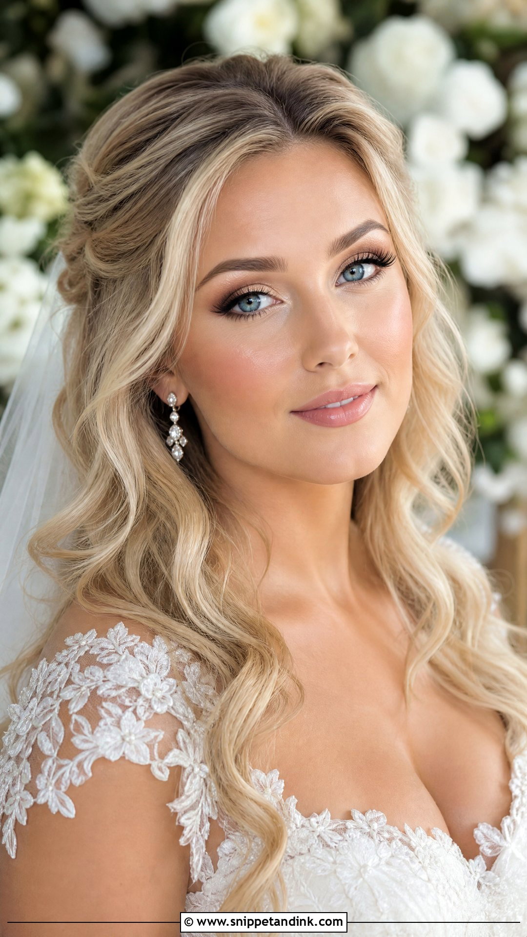 Blonde Hair Blue Eye Wedding Makeup - Snippet and Ink - 20 Blue Eye Wedding Makeup Ideas