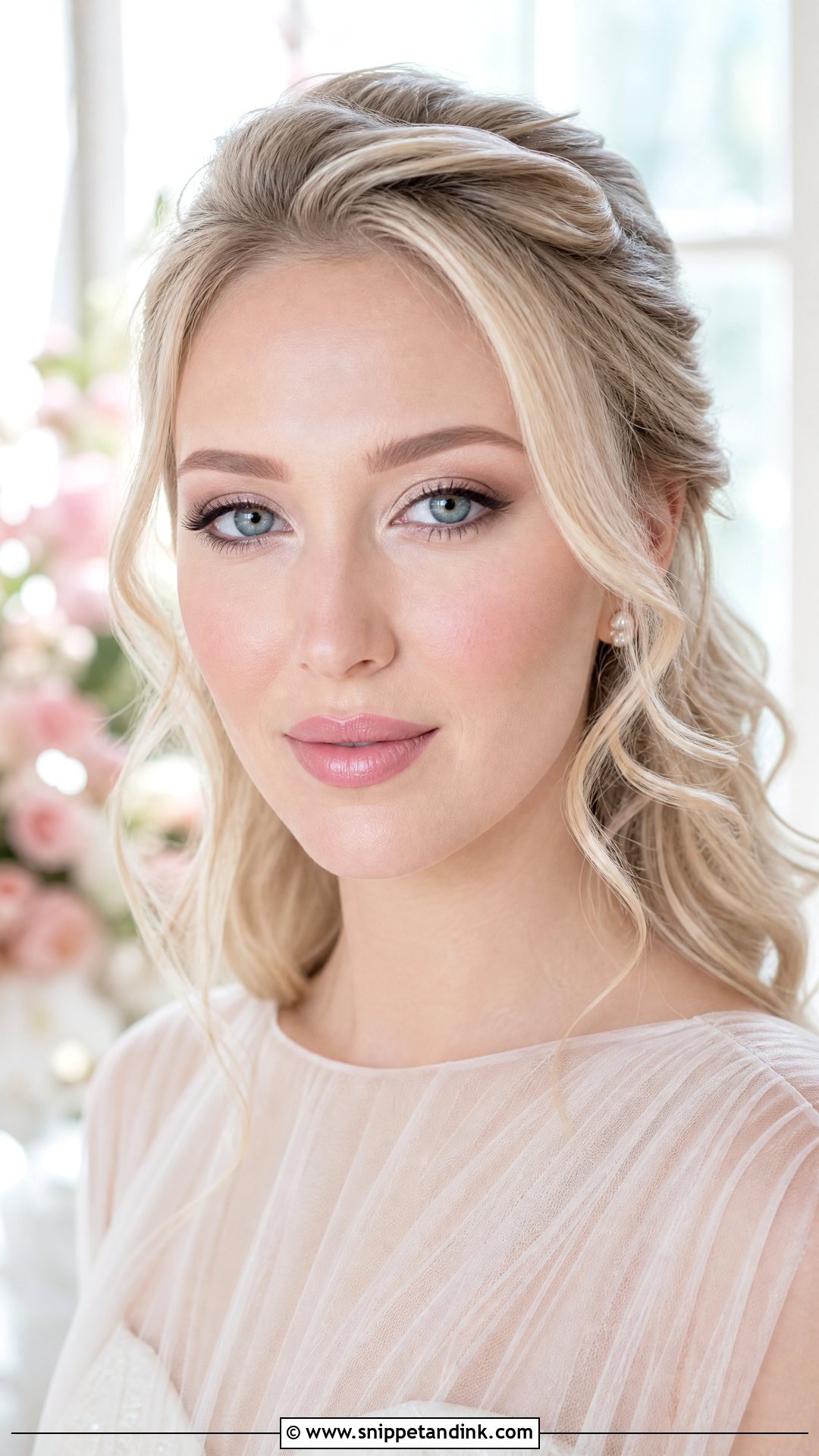 Blonde Hair Bridal Makeup For Fair Skin - Snippet and Ink - 20 Bridal Makeup for Fair Skin Ideas