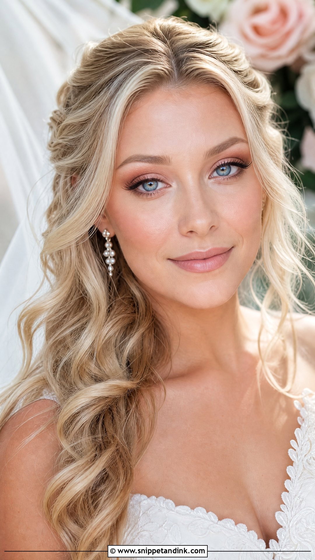 Blonde Hair Wedding Makeup For Blue Eyes - Snippet and Ink - 30 Soft Wedding Makeup for Blue Eyes