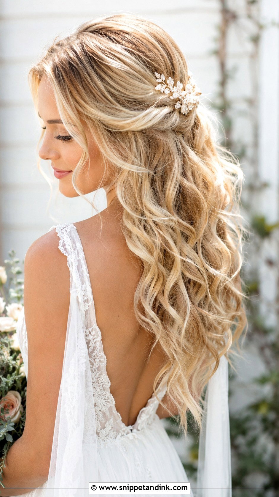 Blonde High Bun Wedding Hairstyle - Snippet and Ink - 15 Wedding Hairstyles for Blonde Hair