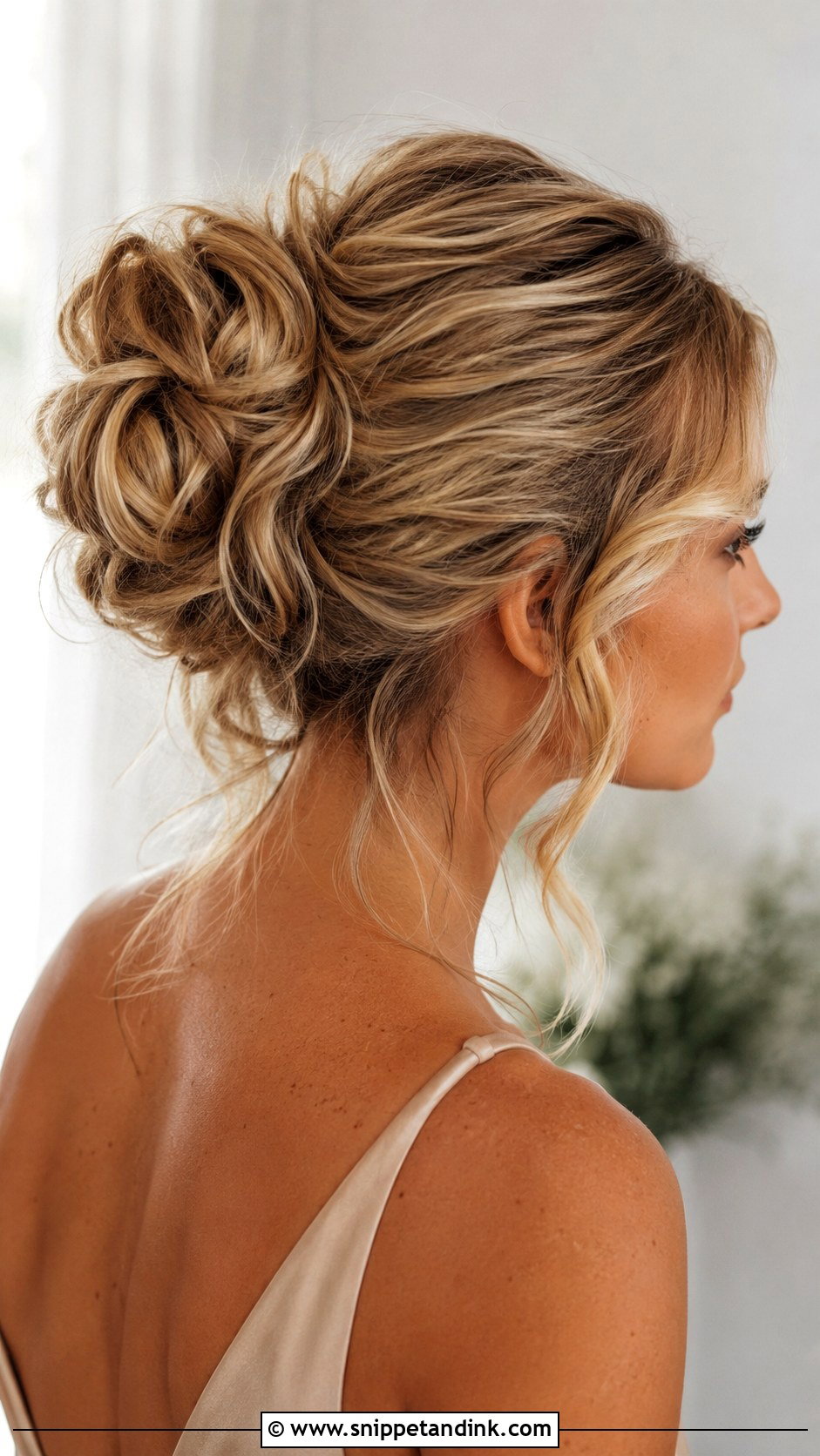 Blonde Messy Bun Bridesmaid Hair - Snippet and Ink - 20 Bridesmaid Hairstyles Blonde
