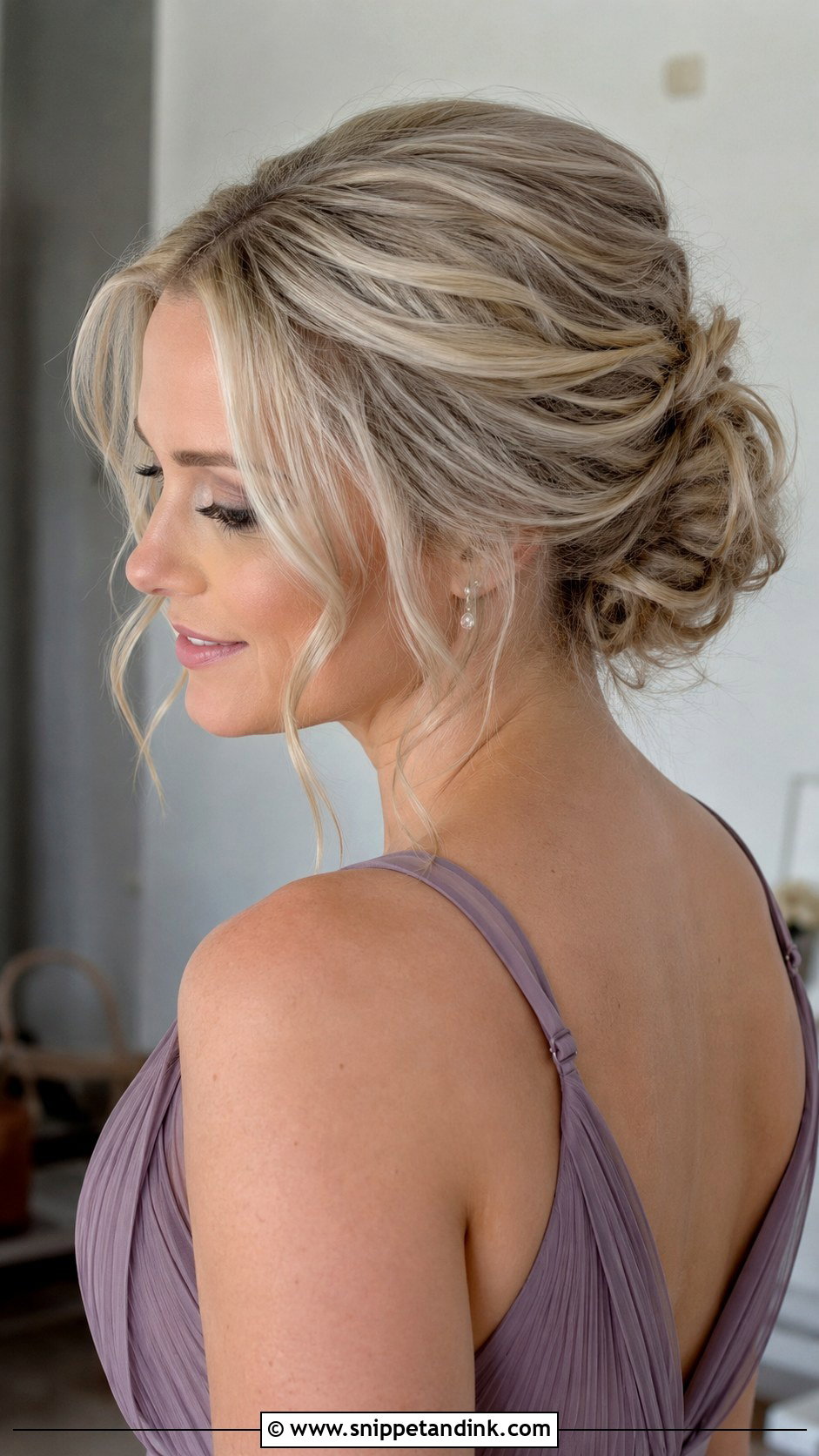 Blonde Textured Updo Bridesmaid Hair - Snippet and Ink - 20 Bridesmaid Hairstyles Blonde