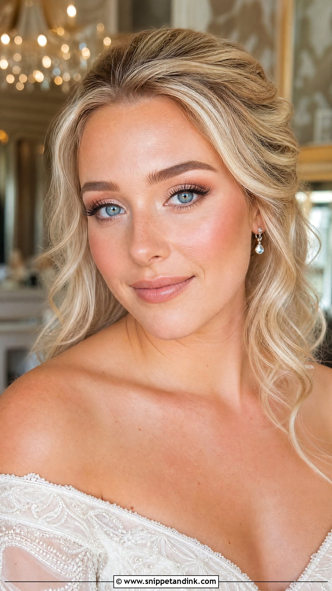 Blonde Wedding Makeup For Blue Eyes - Snippet and Ink - 25 Blonde Wedding Makeup Ideas