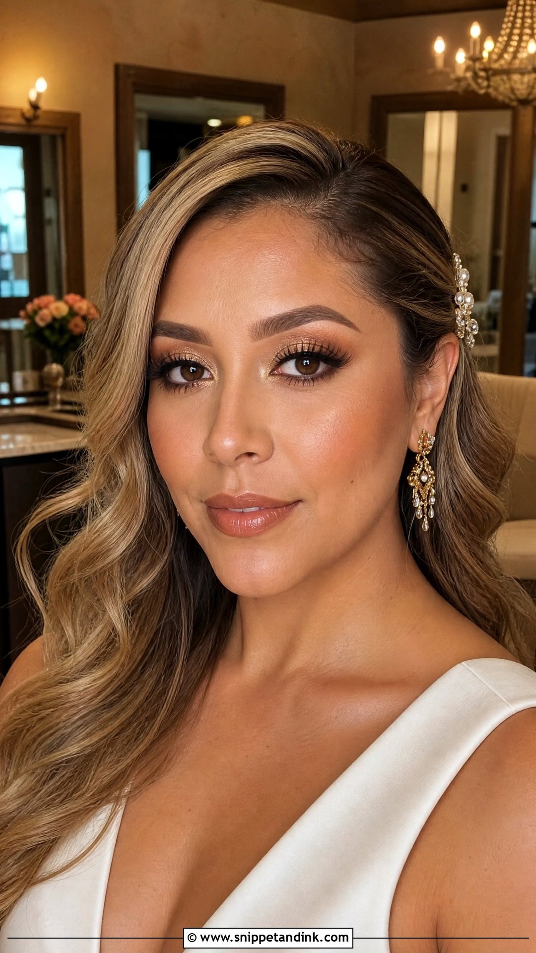 Blonde Wedding Makeup For Brown Eyes - Snippet and Ink - 25 Blonde Wedding Makeup Ideas