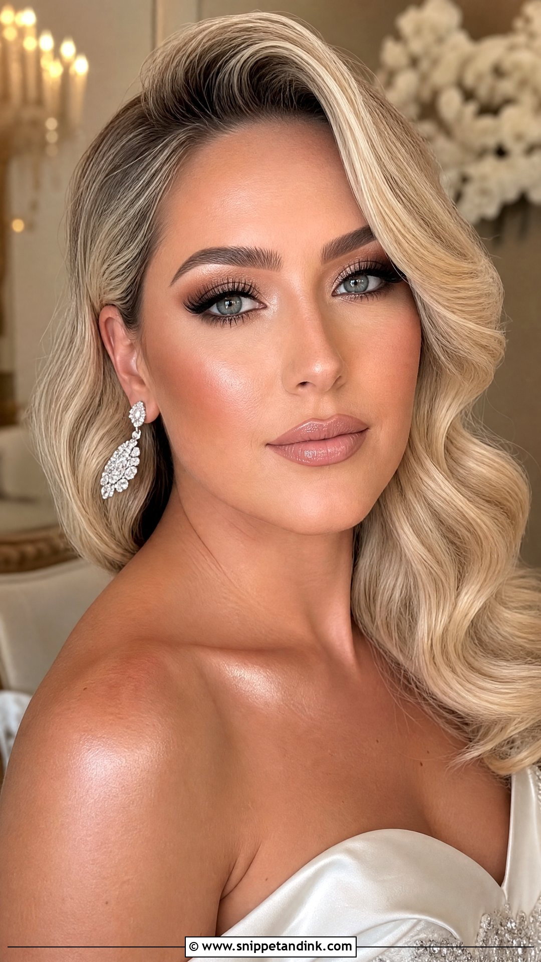 Blonde Wedding Makeup For Full Glam - Snippet and Ink - 25 Blonde Wedding Makeup Ideas