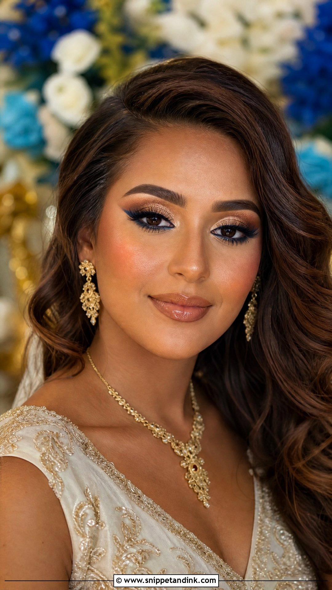 Blue And Gold Wedding Makeup - Snippet and Ink - 20 Blue Wedding Makeup Ideas