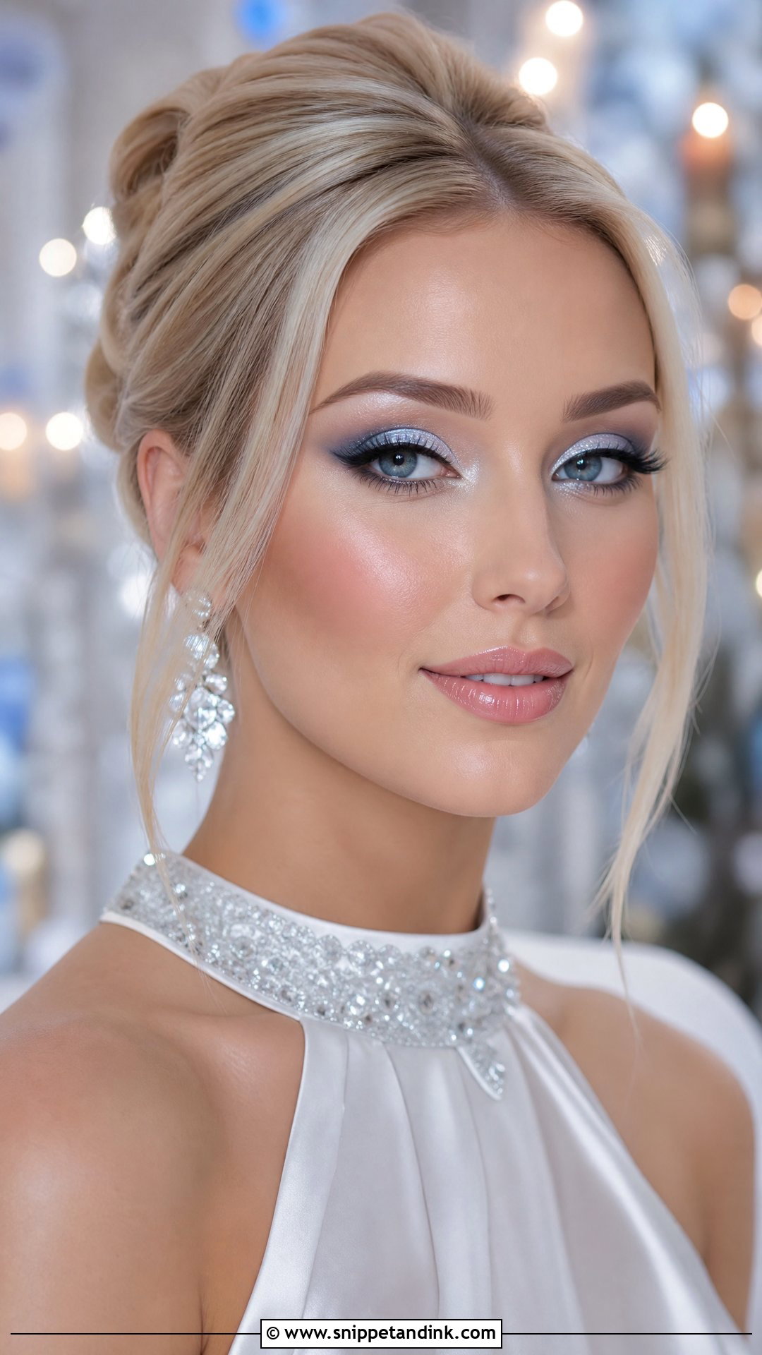 Blue And Silver Bridal Makeup - Snippet and Ink - 20 Blue Bridal Makeup Ideas