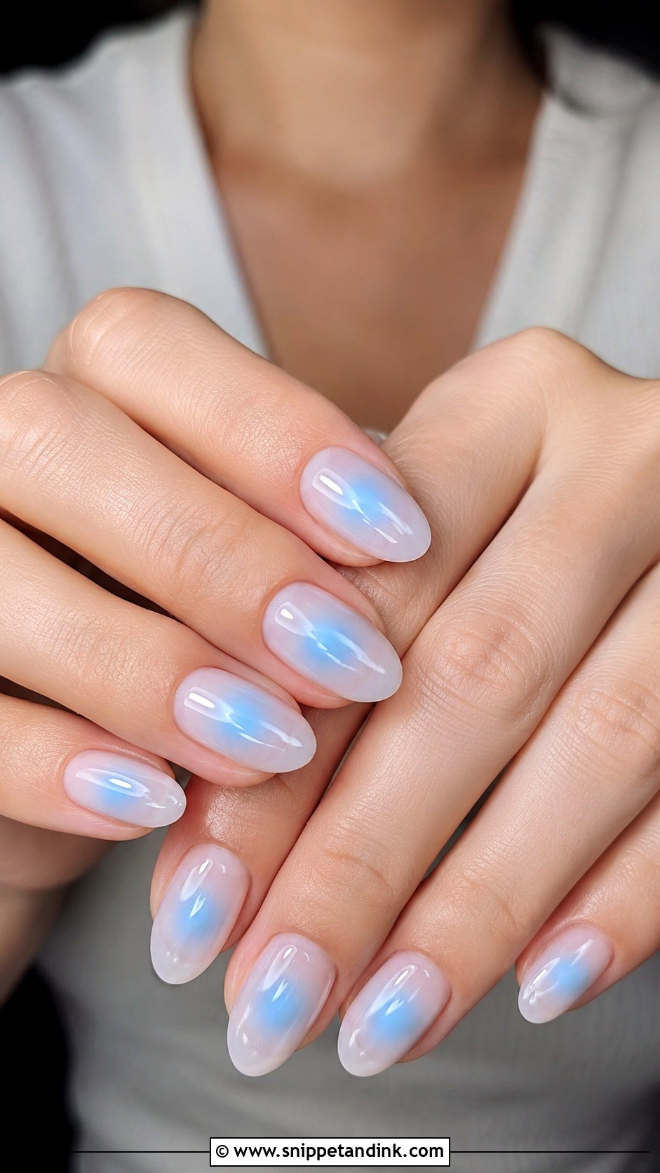 Blue Aura Wedding Nails - Snippet and Ink - 20 Something Blue Wedding Nails