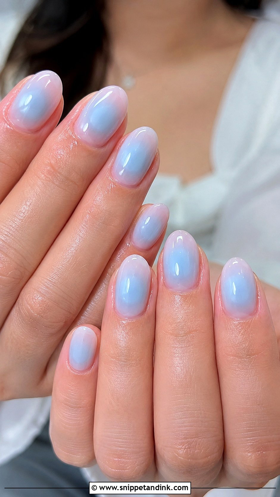 Blue Aura Wedding Nails - Snippet and Ink - 30 Blue Wedding Nails