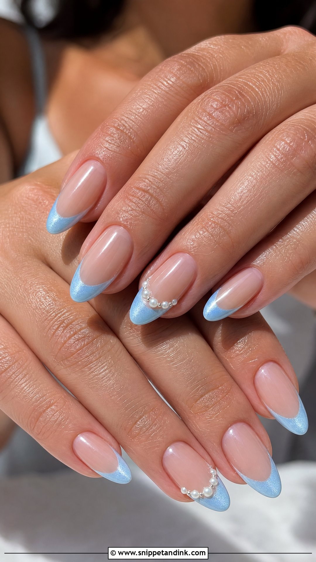 Blue Bachelorette Nails - Snippet and Ink - 35 Bachelorette Nails