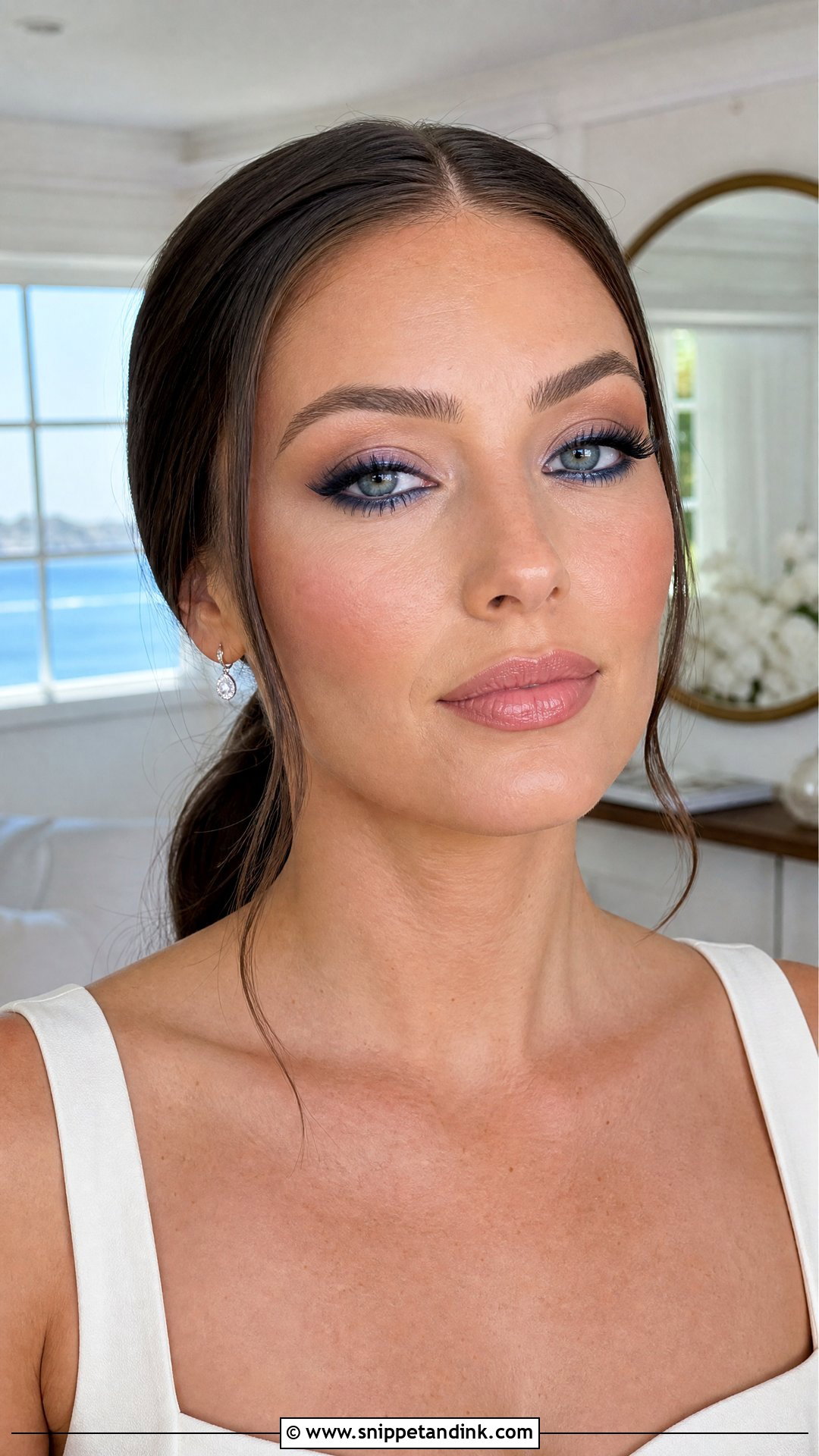 Blue Bridal Eye Makeup - Snippet and Ink - 30 Bridal Eye Makeup Ideas