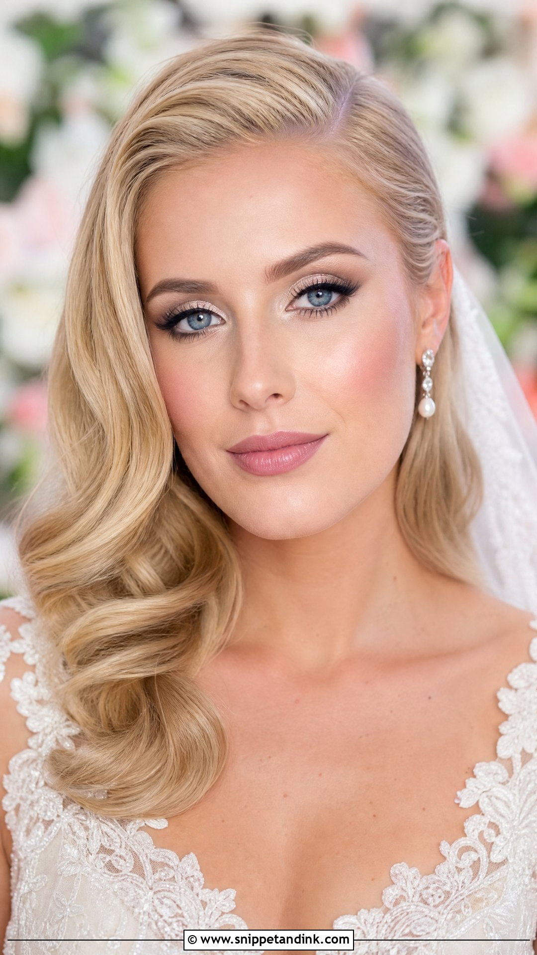 Blue Bridal Makeup For Blue Eyes - Snippet and Ink - 20 Blue Bridal Makeup Ideas