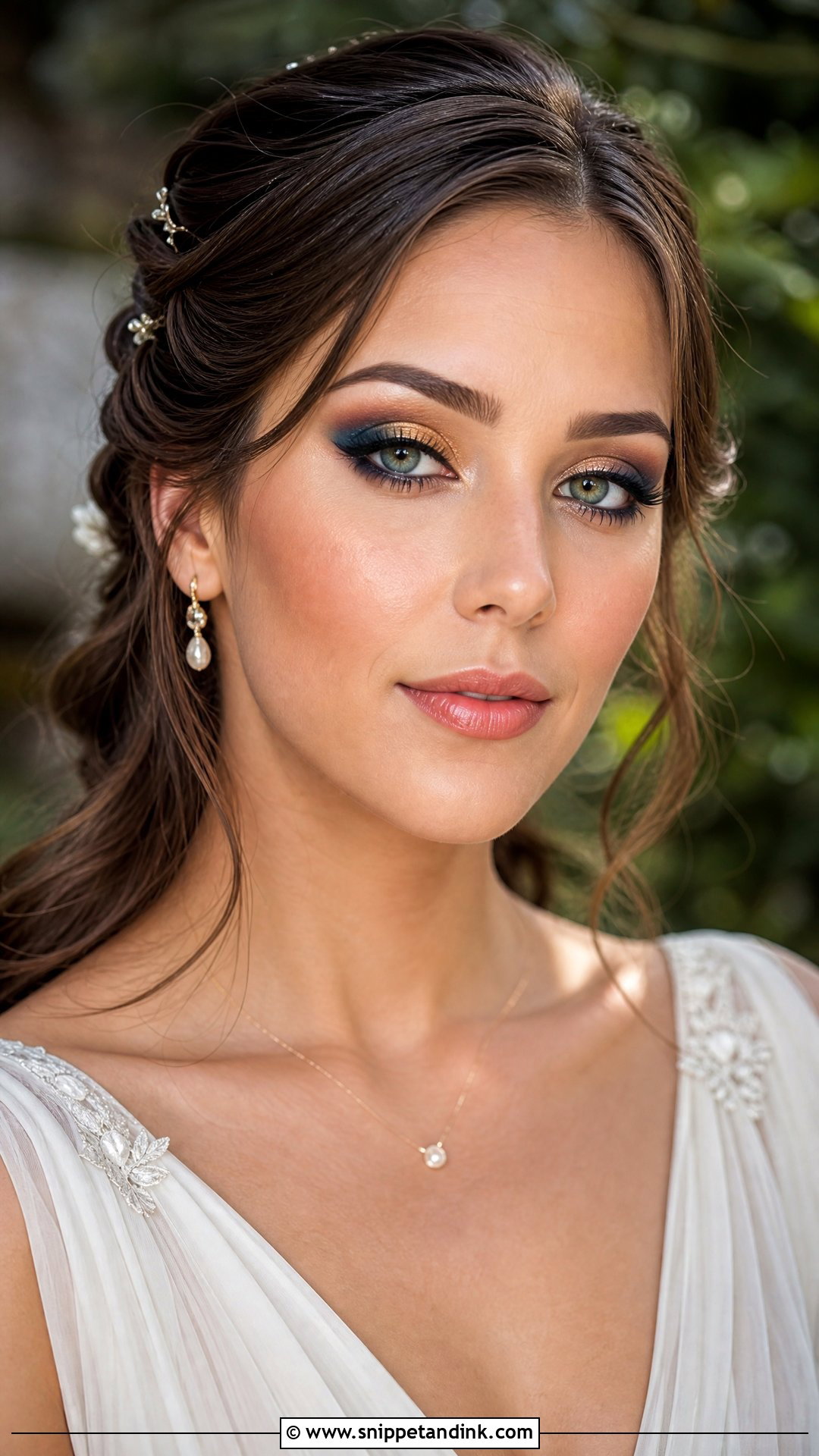 Blue Bridal Makeup For Green Eyes - Snippet and Ink - 20 Blue Bridal Makeup Ideas