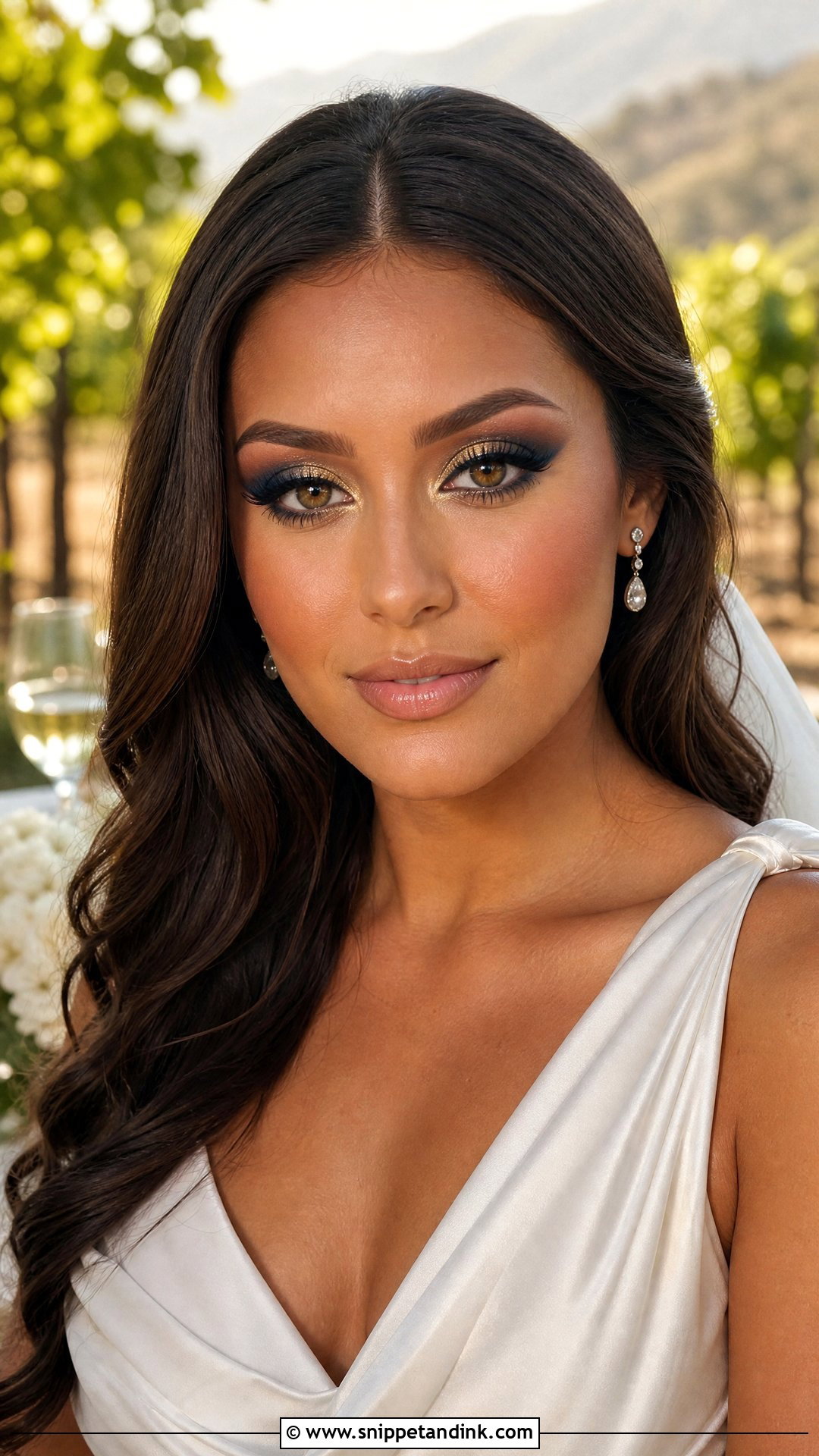 Blue Bridal Makeup For Hazel Eyes - Snippet and Ink - 20 Blue Bridal Makeup Ideas