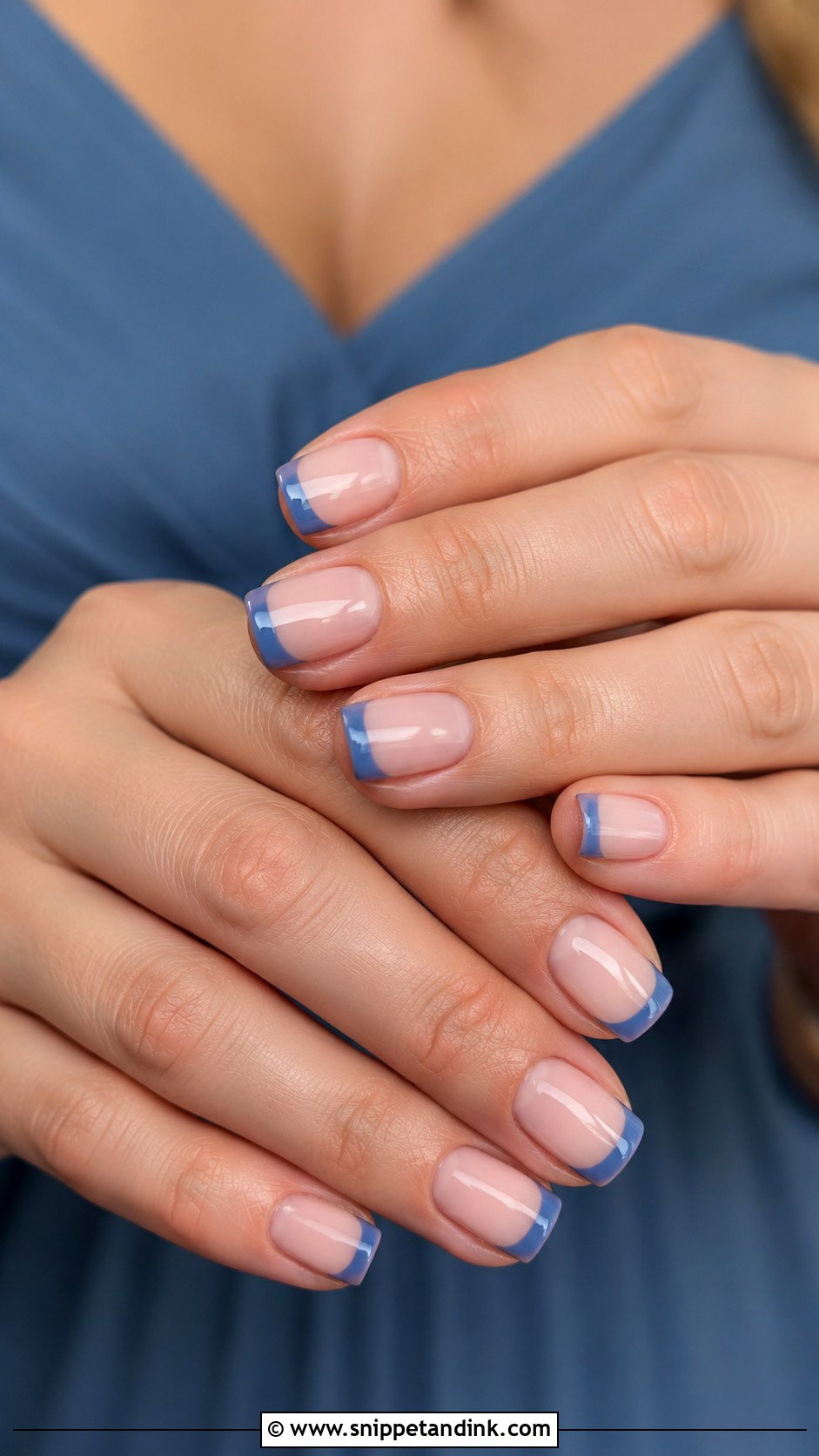 Blue Cat Eye Bridesmaid Nails - Snippet and Ink - 20 Blue Bridesmaid Nails
