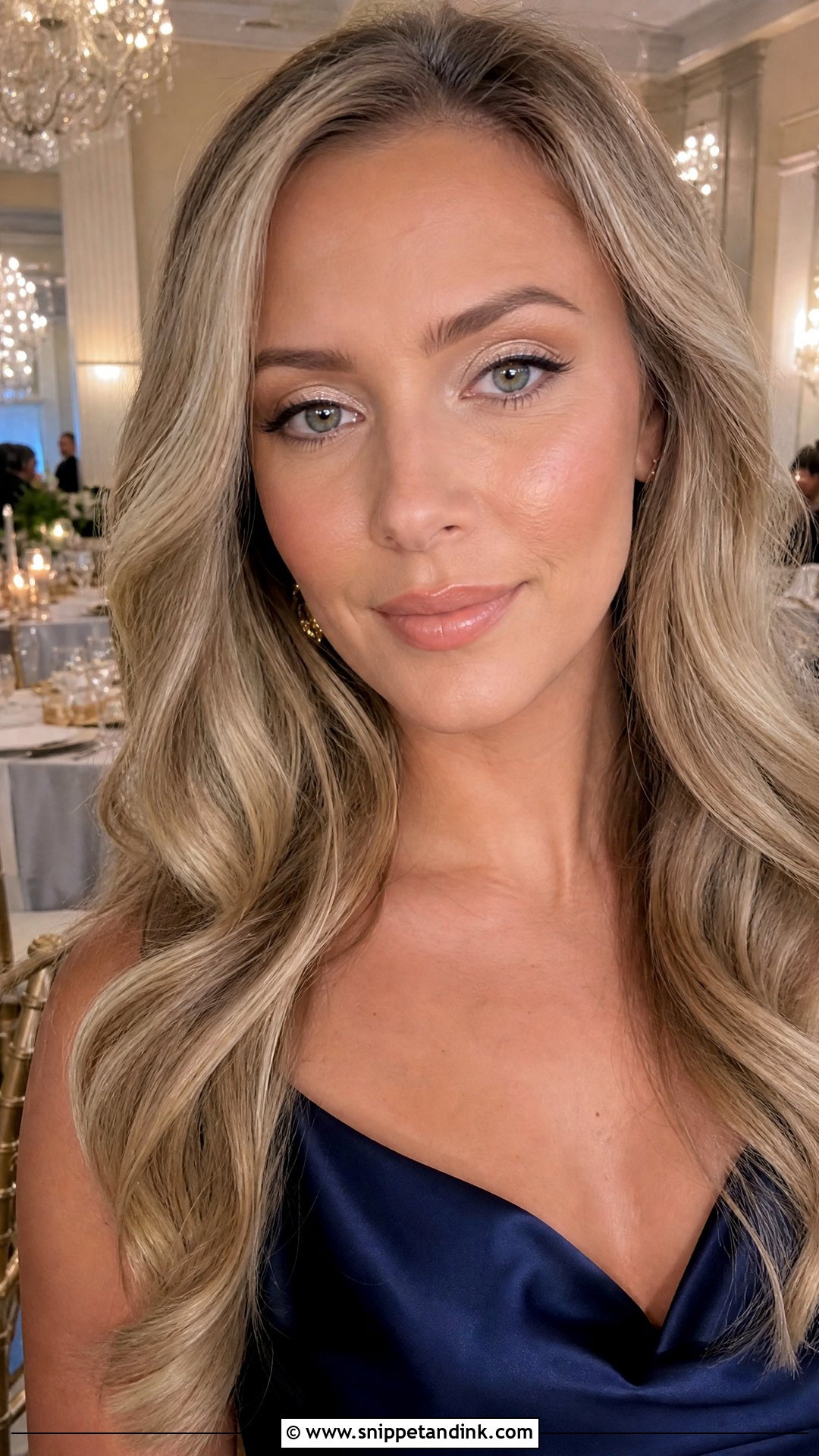 Blue Dress Wedding Guest Makeup - Snippet and Ink - 35 Wedding Guest Makeup Ideas