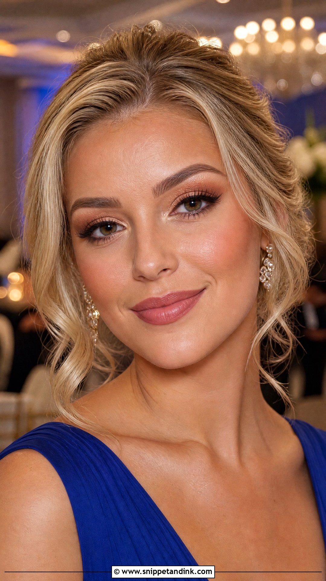 Blue Dress Wedding Guest Makeup - Snippet and Ink - 25 Classy Makeup for Wedding Guest Ideas