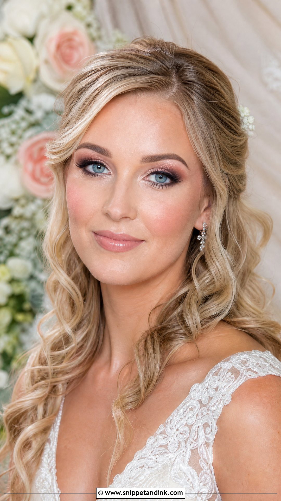 Blue Eye Wedding Makeup For Bride - Snippet and Ink - 25 Wedding Makeup for Bride Ideas