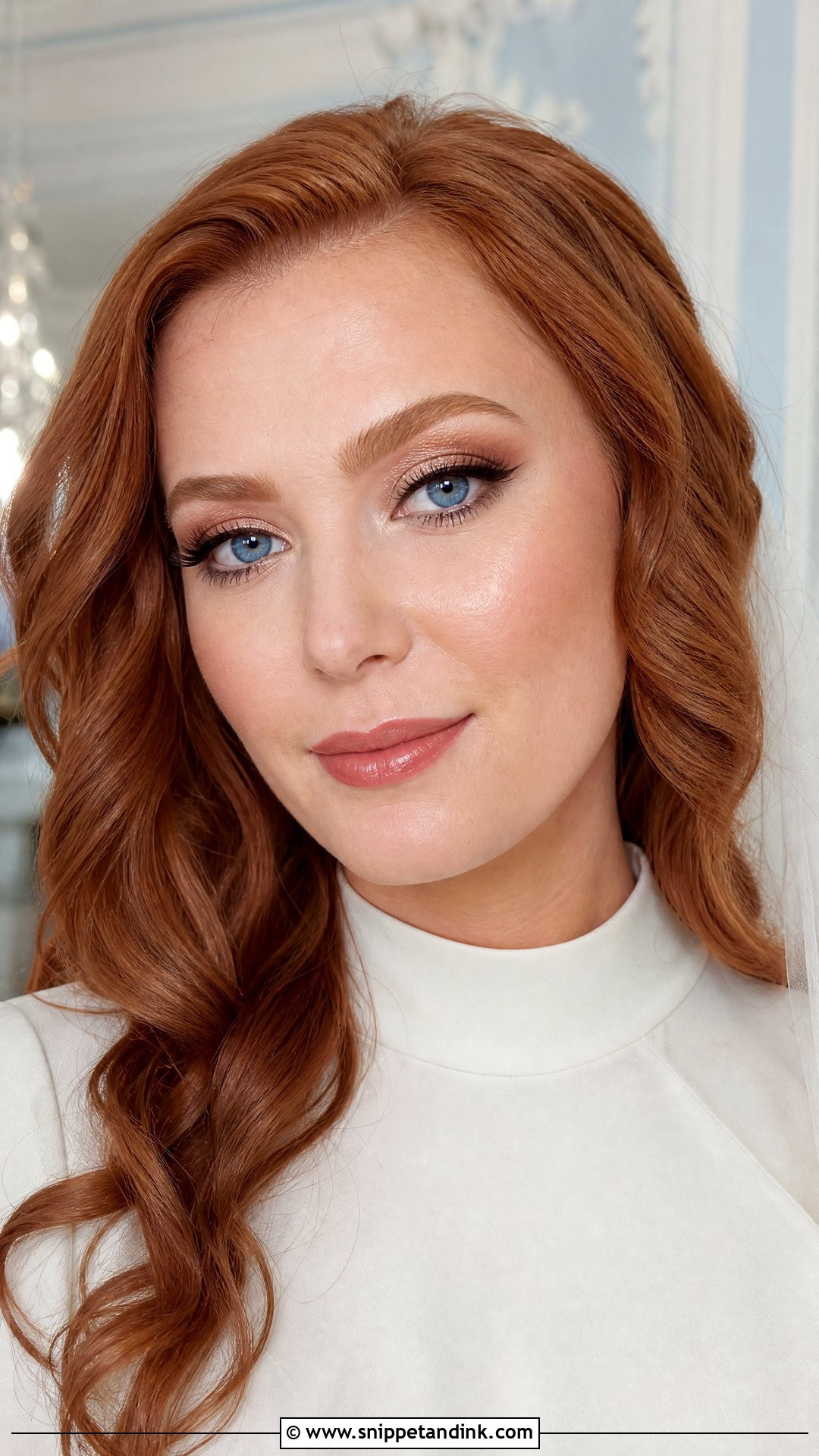 Blue Eye Wedding Makeup for Redheads - Snippet and Ink - 20 Wedding Makeup for Redheads