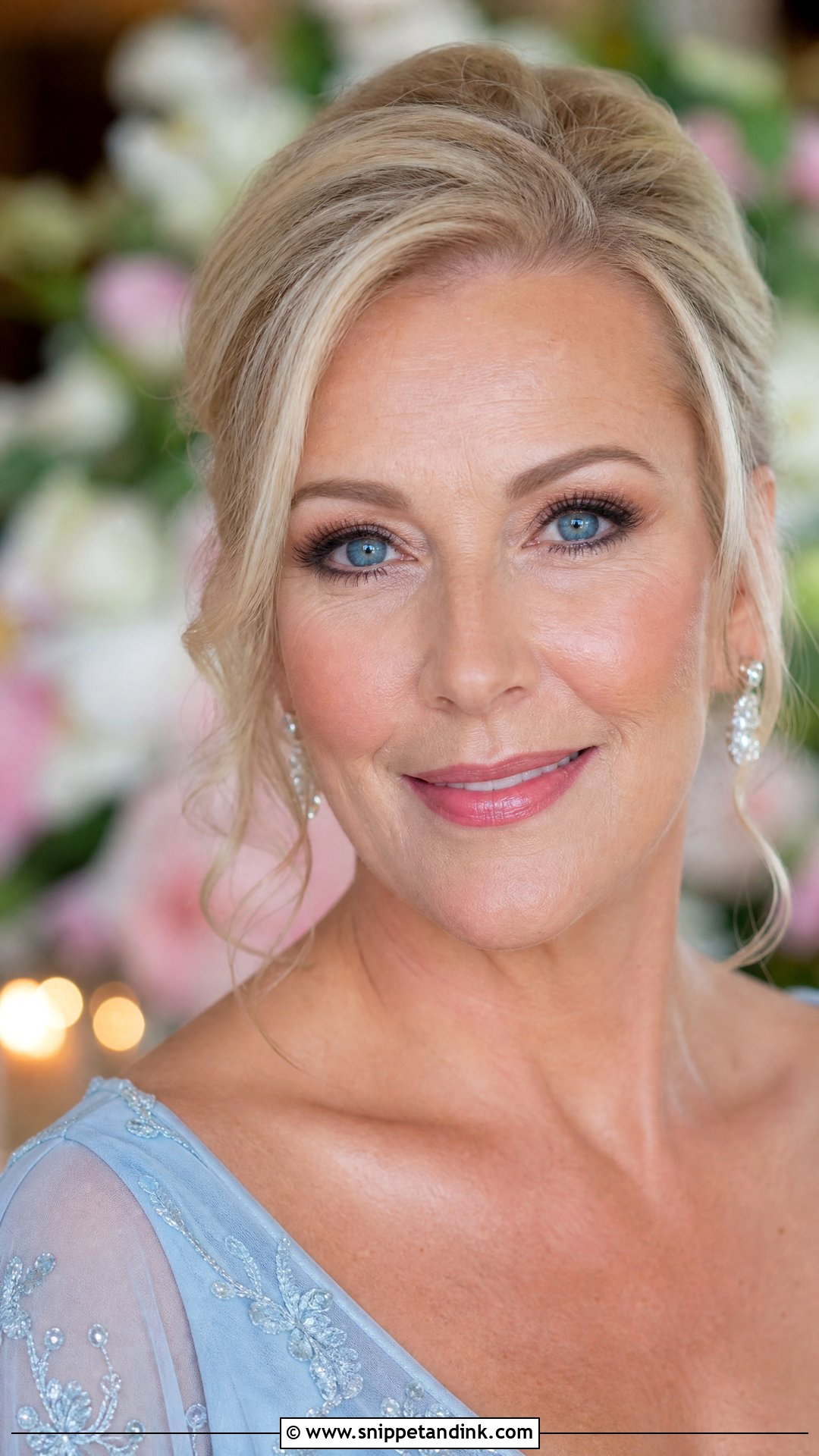 Blue Eyes Mother Of The Bride Makeup - Snippet and Ink - 20 Mother Makeup Wedding Ideas