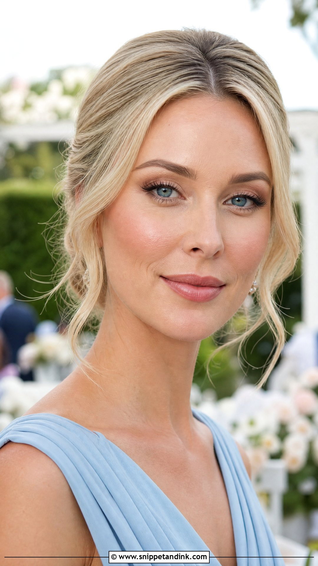 Blue Eyes Summer Wedding Makeup - Snippet and Ink - 20 Natural Summer Wedding Makeup Ideas