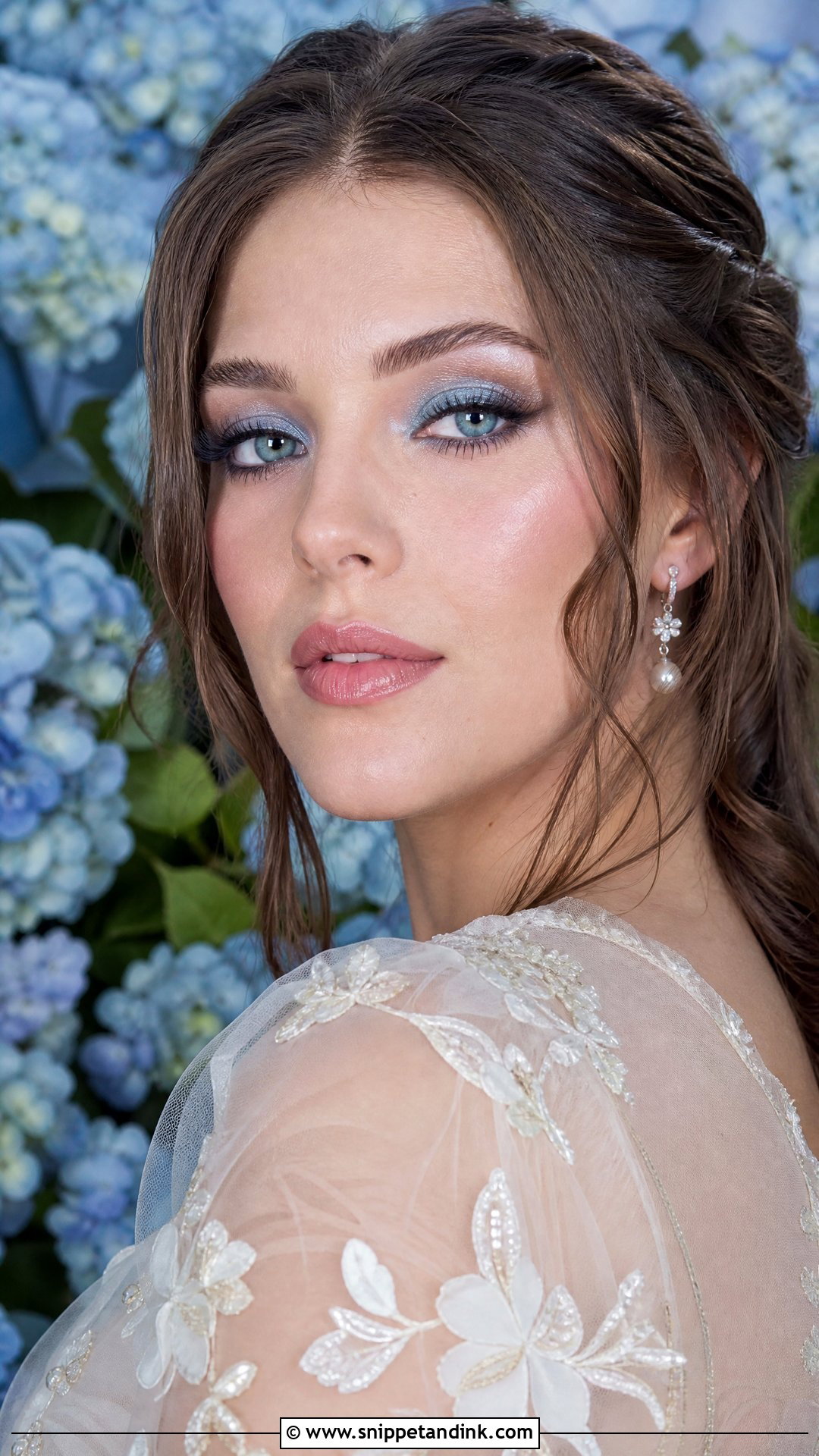 Blue Fairy Wedding Makeup - Snippet and Ink - 20 Whimsical Wedding Makeup Ideas