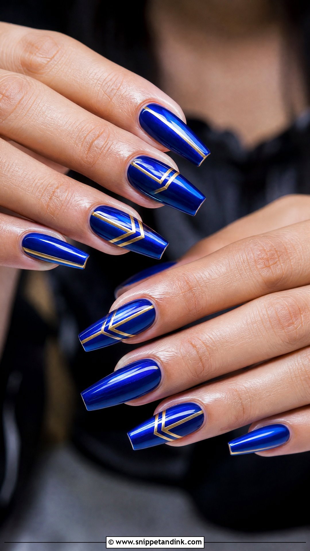 Blue Indian Wedding Nails - Snippet and Ink - 25 Nails for Indian Wedding