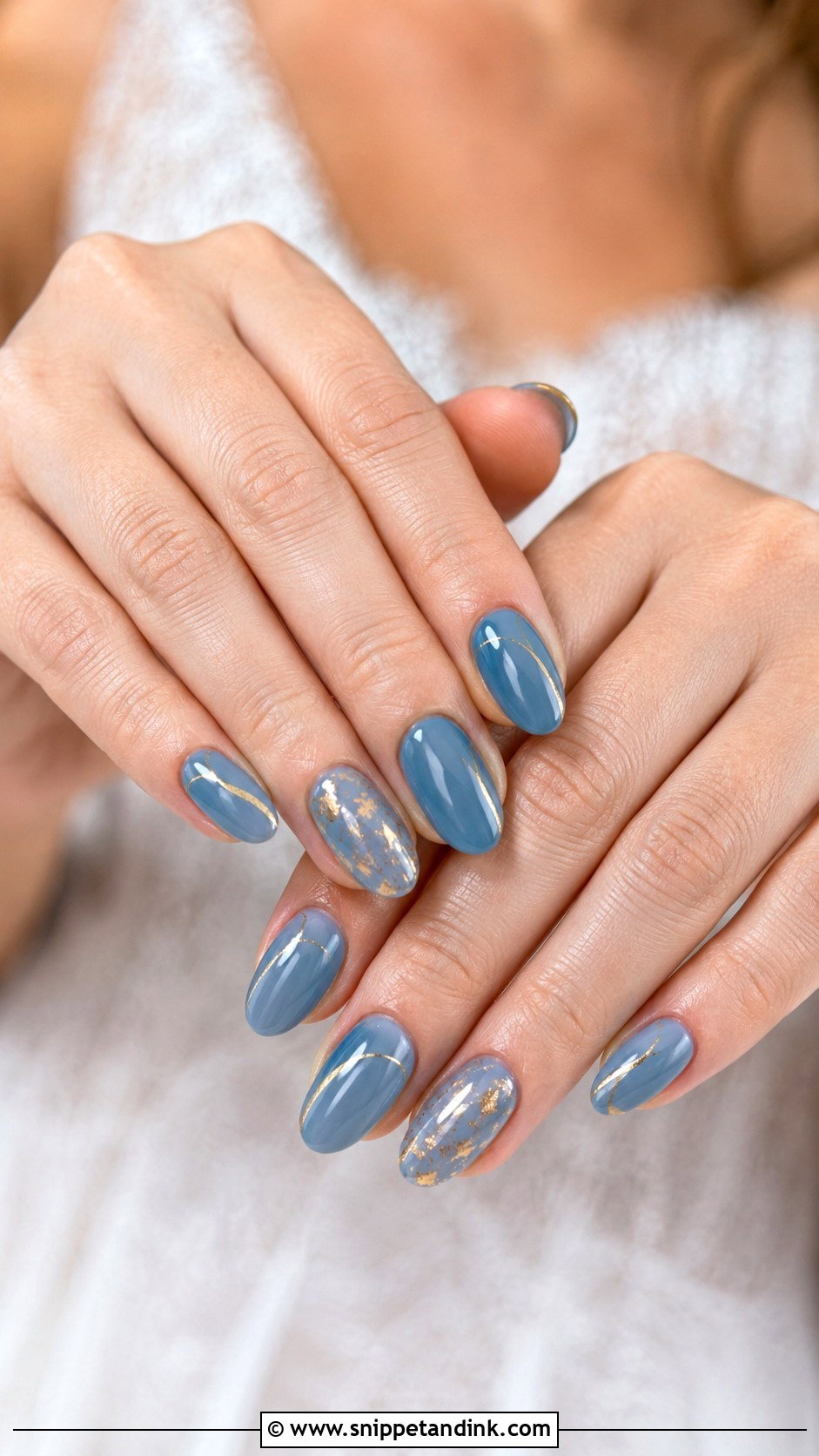 Blue Lace Wedding Nails - Snippet and Ink - 20 Blue Nails for Wedding