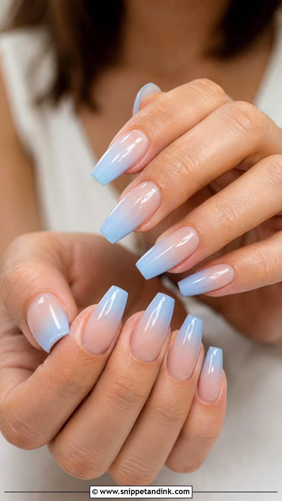 Blue Ombre Wedding Nails - Snippet and Ink - 20 Wedding Nails with Blue