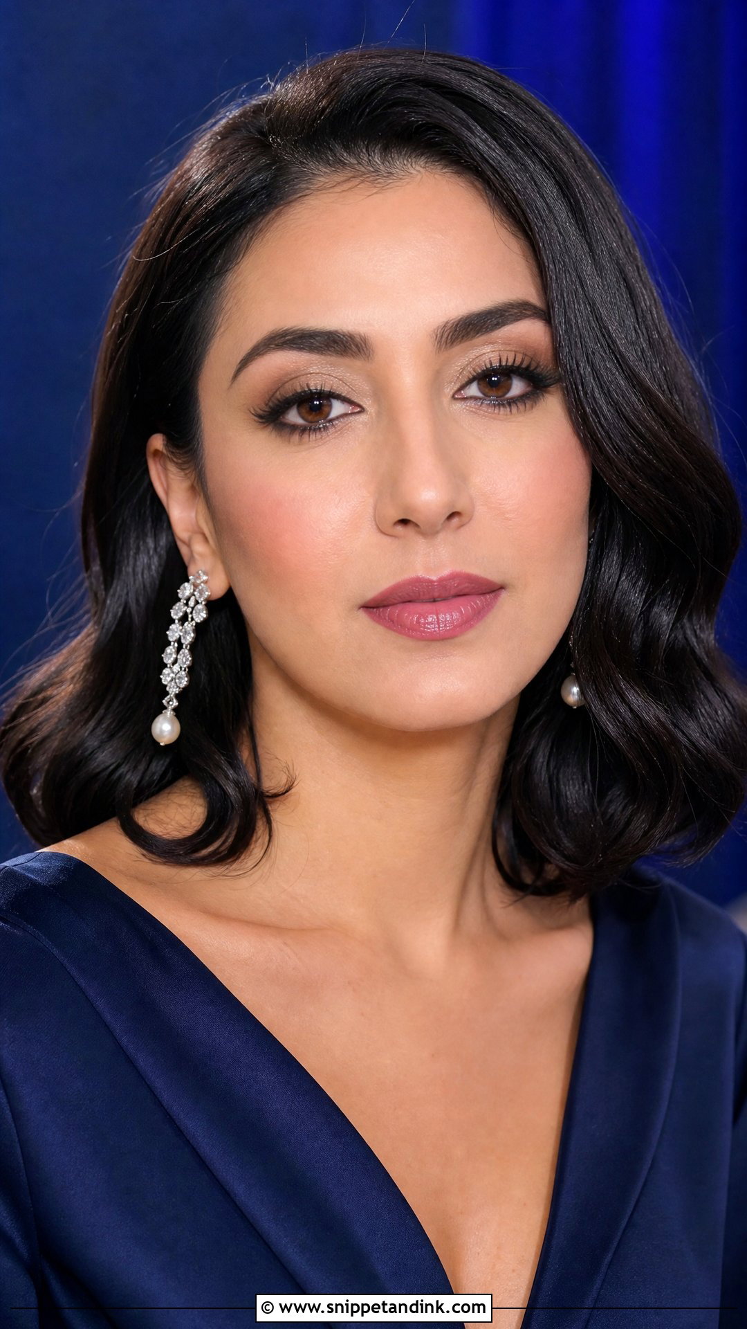 Blue Outfit Asian Wedding Guest Makeup - Snippet and Ink - 20 Asian Wedding Guest Makeup Ideas