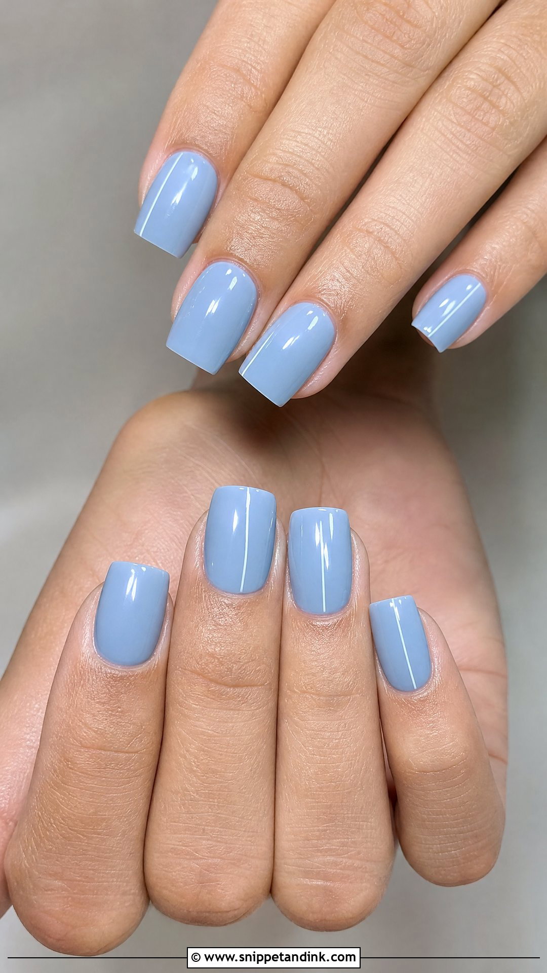 Blue Square Bridal Nails - Snippet and Ink - 25 Blue Bridal Nails
