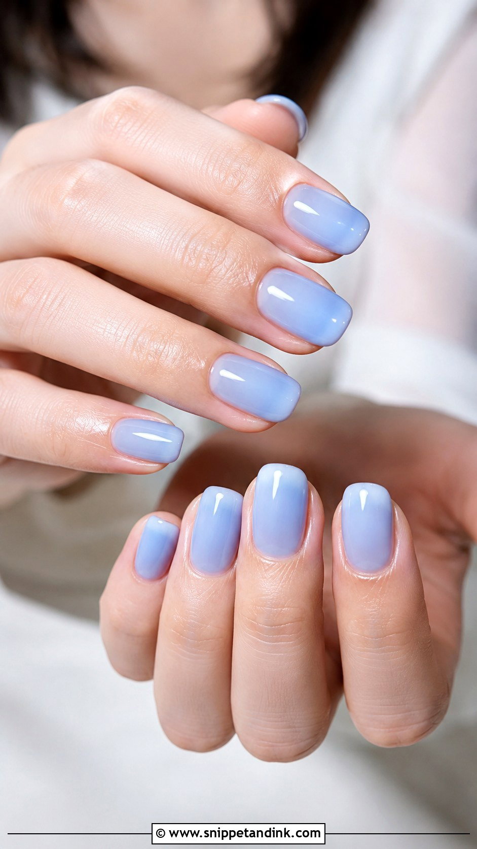 Blue Swirl Wedding Nails - Snippet and Ink - 20 Blue Nails for Wedding