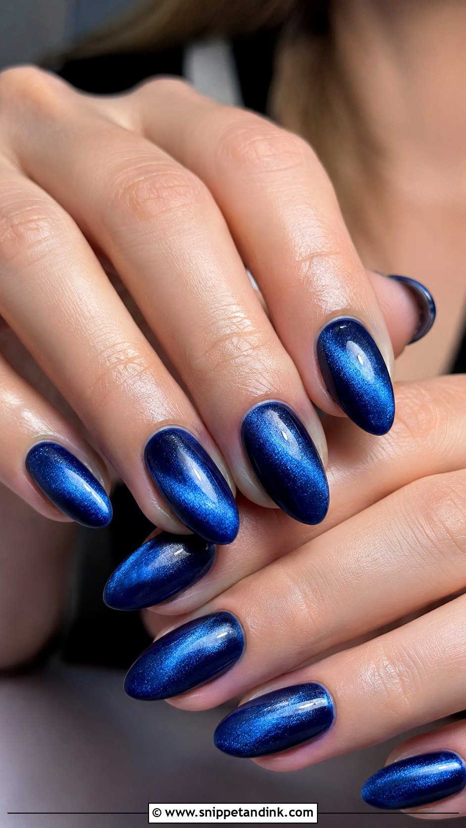 Blue Velvet Wedding Nails - Snippet and Ink - 30 Blue Wedding Nails