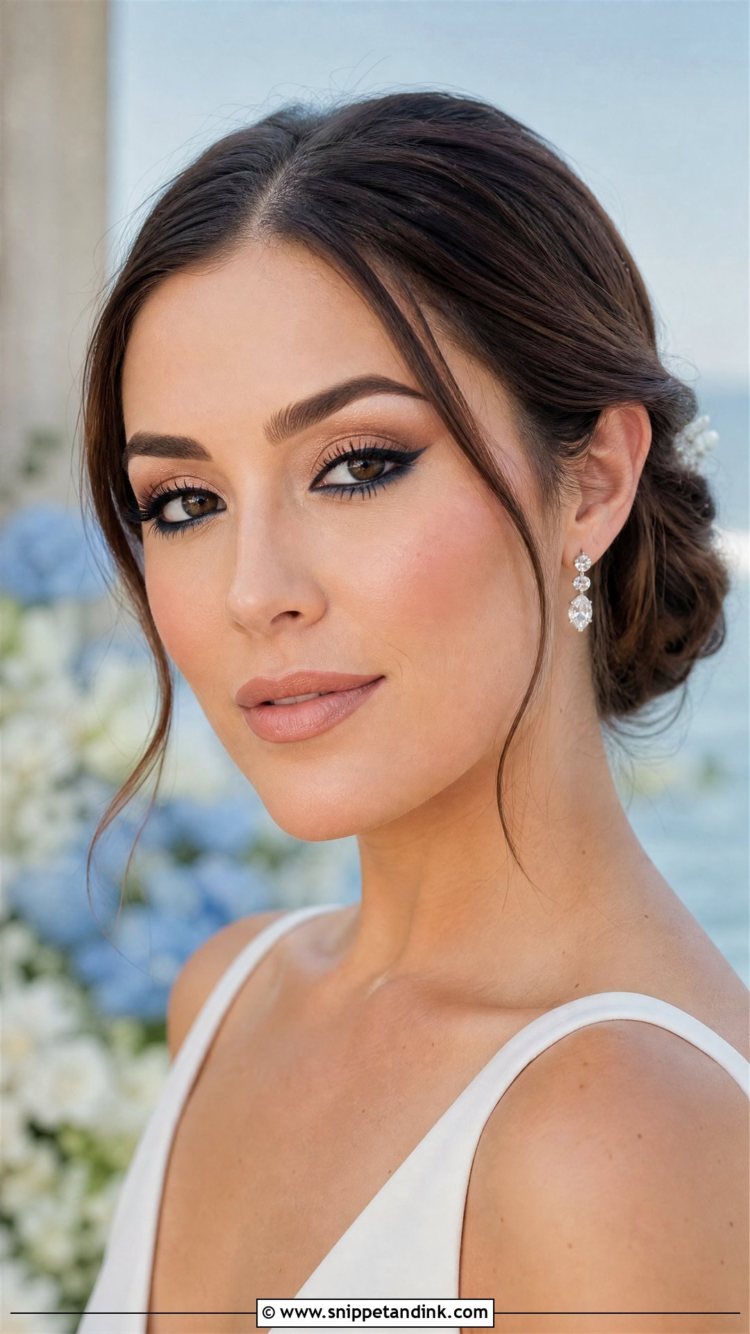 Blue Wedding Makeup - Snippet and Ink - 20 Colorful Wedding Makeup Ideas