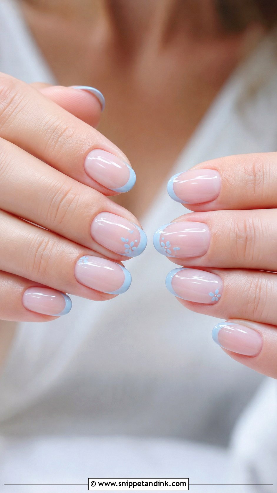 Blue Wedding Nails - Snippet and Ink - 20 Wedding Nails 2025 Trends