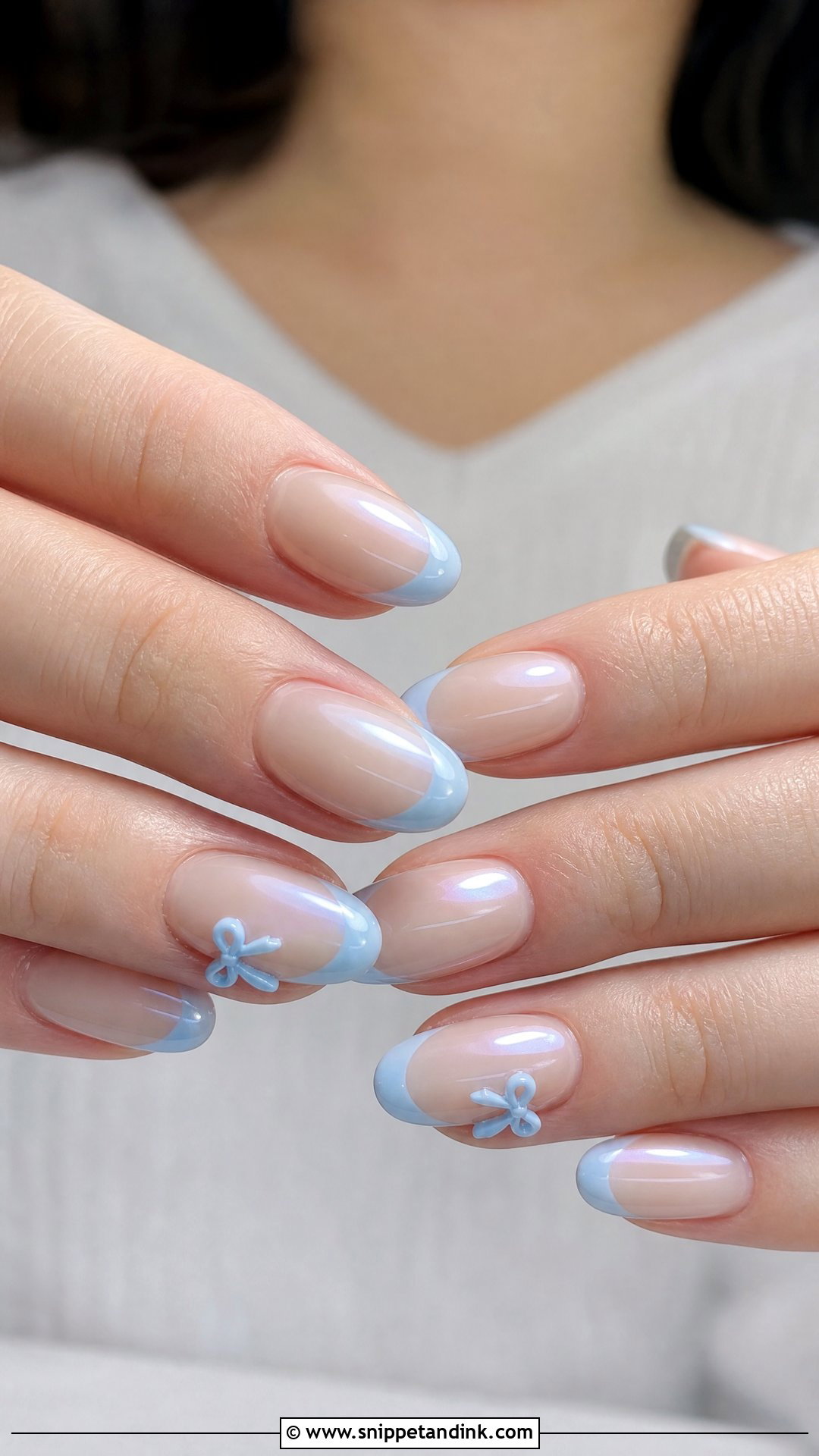 Blue Wedding Nails - Snippet and Ink - 25 Fun Wedding Nails