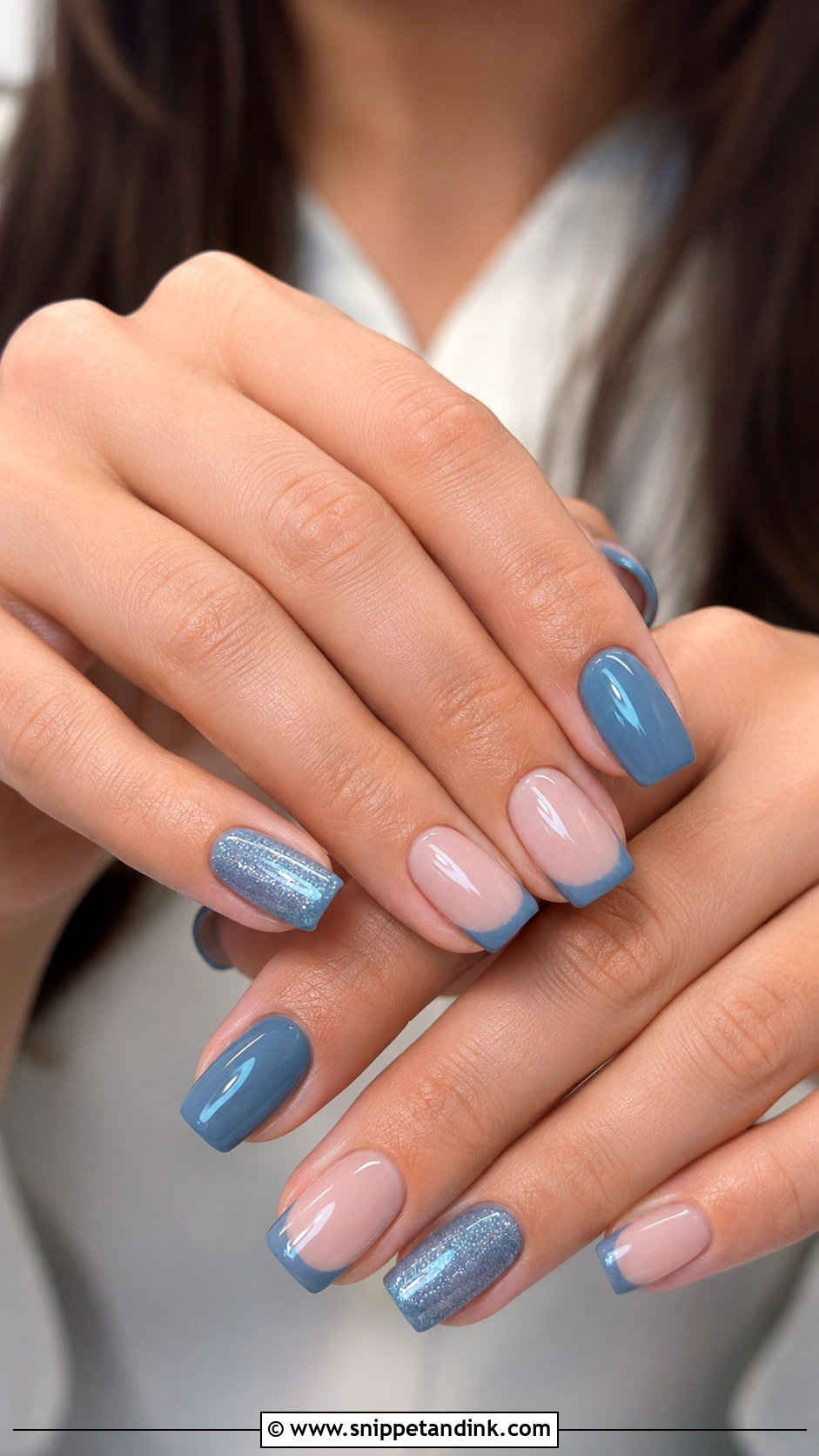 Blue Wedding Nails For Bridesmaids - Snippet and Ink - 20 Blue Nails for Wedding