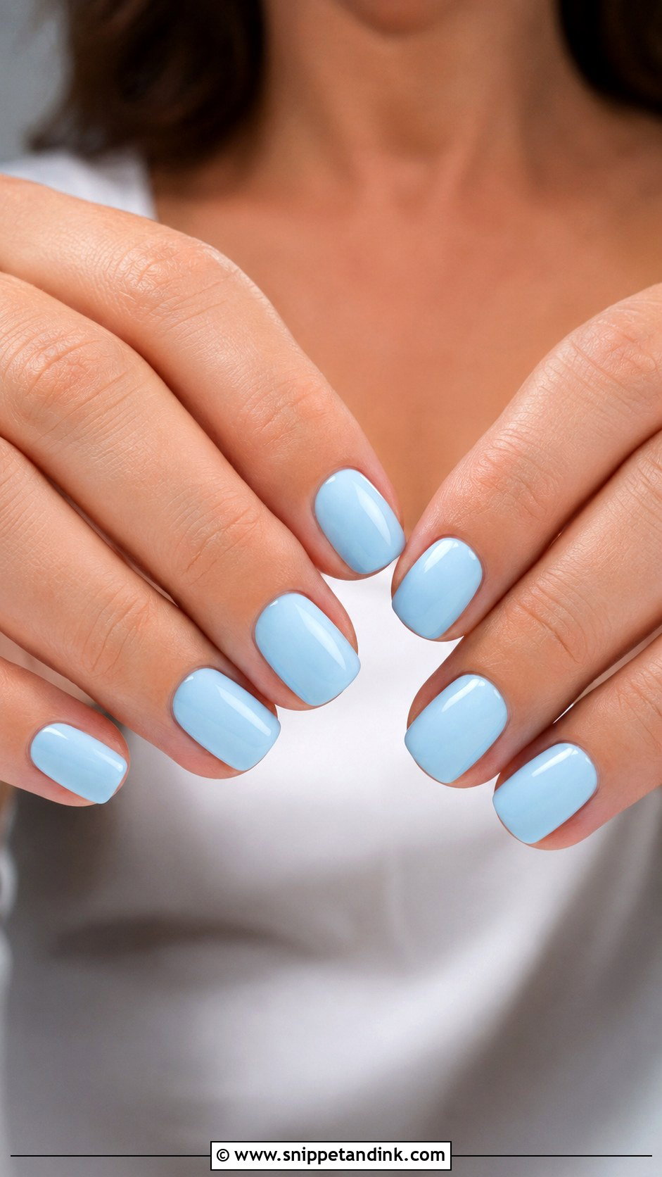 Blue Wedding Nails With Silver - Snippet and Ink - 20 Blue Nails for Wedding
