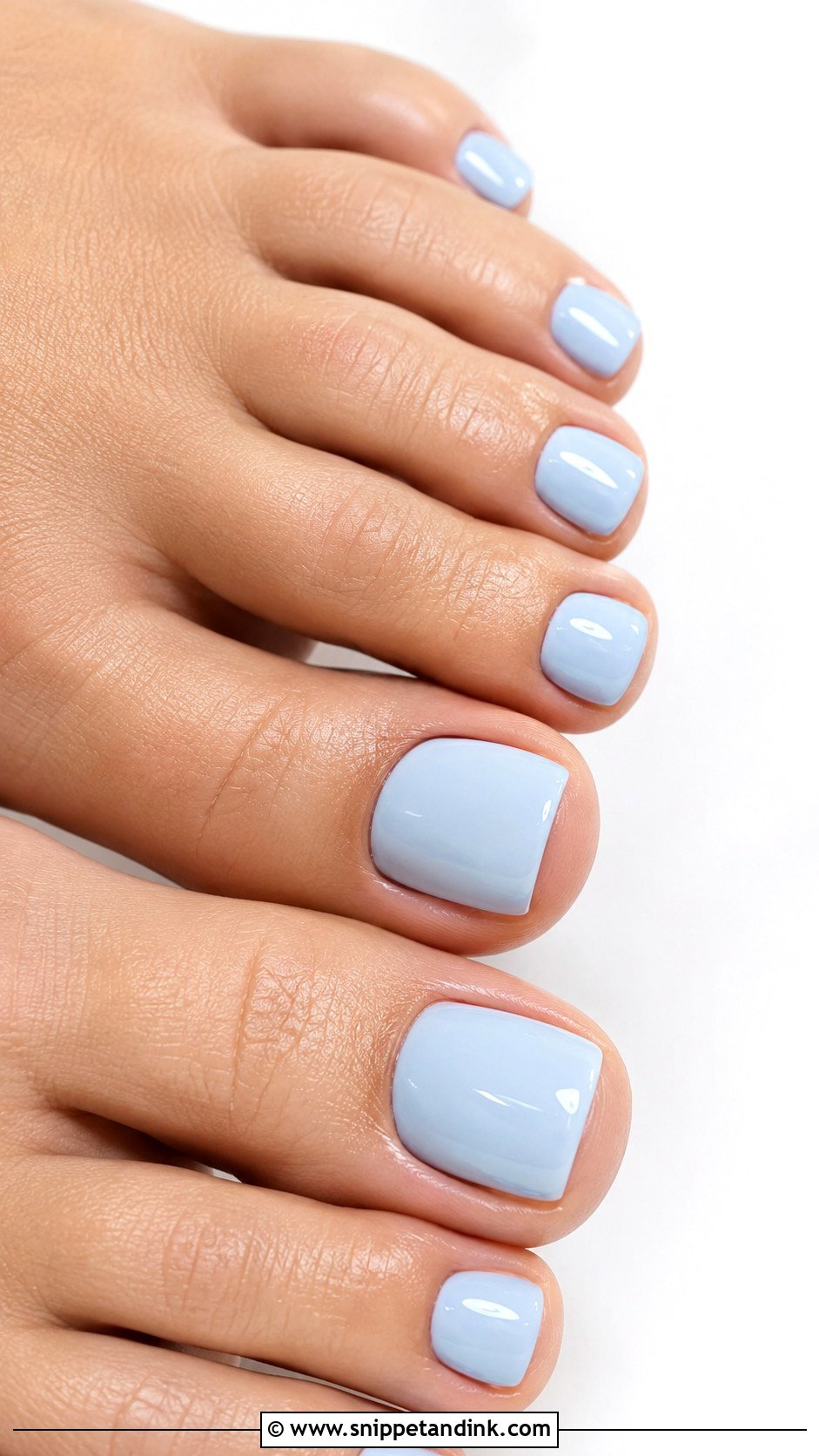 Blue Wedding Toe Nails - Snippet and Ink - 20 Bride Toe Nails Wedding