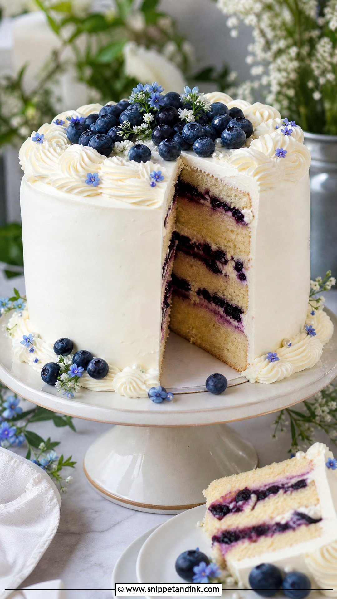 Blueberry Wedding Cake Recipe - Snippet and Ink - 20 Wedding Cake Recipe