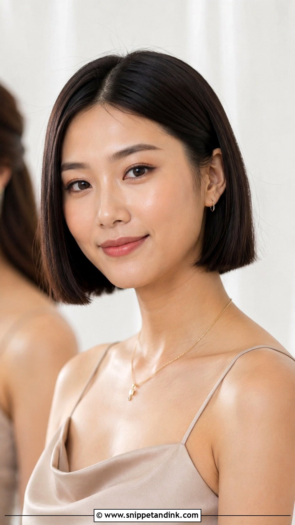 Blunt Bob Bridesmaid Hairstyle - Snippet and Ink - 30 Short Hair Bridesmaid Hairstyles