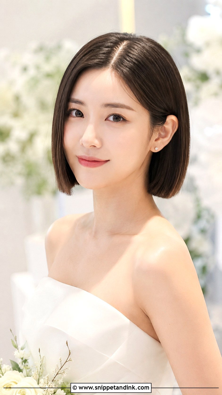 Blunt Bob Wedding Haircut - Snippet and Ink - 20 Haircut for Wedding for Women Ideas