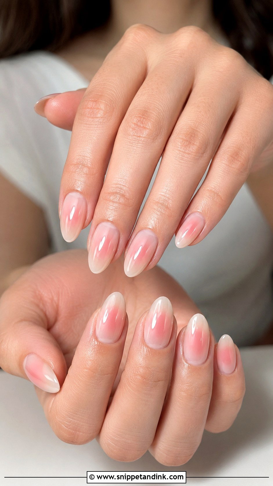 Blush Aura Wedding Nails - Snippet and Ink - 20 Wedding Nails Design the Bride